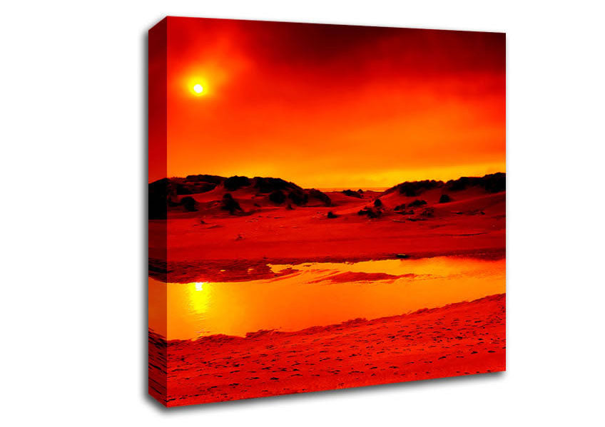 Stunning Ocean Sand Dunes Canvas Wall Art