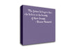 Famous Quote Eleanor Roosevelt The Future Belongs To Those Lilac Canvas Wall Art