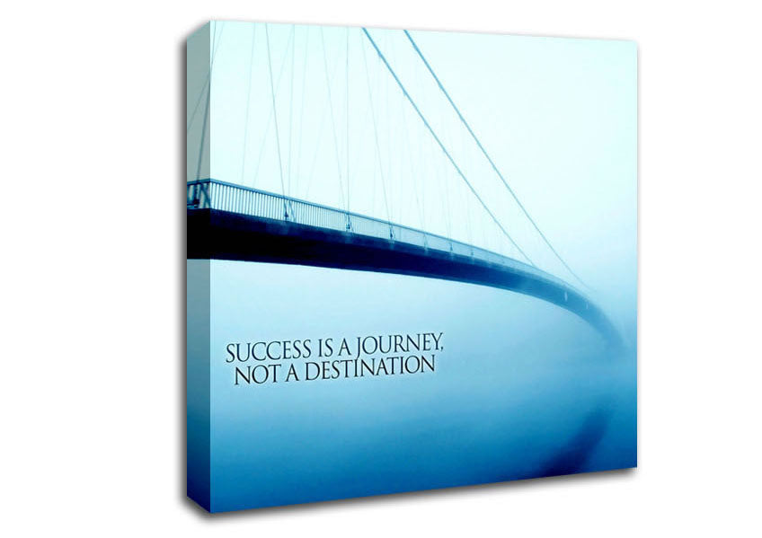 Success Is A Journey Canvas Wall Art
