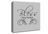 Home Quote Bless This Home Grey Canvas Wall Art