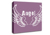 Angel Wings 2 Dusty Pink Canvas Wall Art