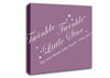 Twinkle Twinkle Little Star 2 Dusty Pink Canvas Wall Art