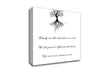 Family Quote Family Are Like Branches 2 White Canvas Wall Art