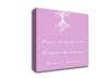Family Quote Family Are Like Branches 2 Pink Canvas Wall Art
