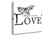 Music Quote All You Need Is Love White Canvas Wall Art