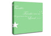 Nursery Quote Twinkle Twinkle Little Star 1 Green Canvas Wall Art