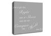 The Right Pair Of Shoes Marilyn Monroe Grey White Canvas Wall Art
