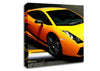 Yellow Tuned Lamborghini Canvas Wall Art