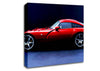 Tvr Red Side Profile Canvas Wall Art