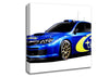 Subrau Ralley Car Canvas Wall Art