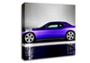 Purple Mustang Canvas Wall Art
