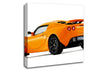 Orange Lotus Elite Rear Canvas Wall Art