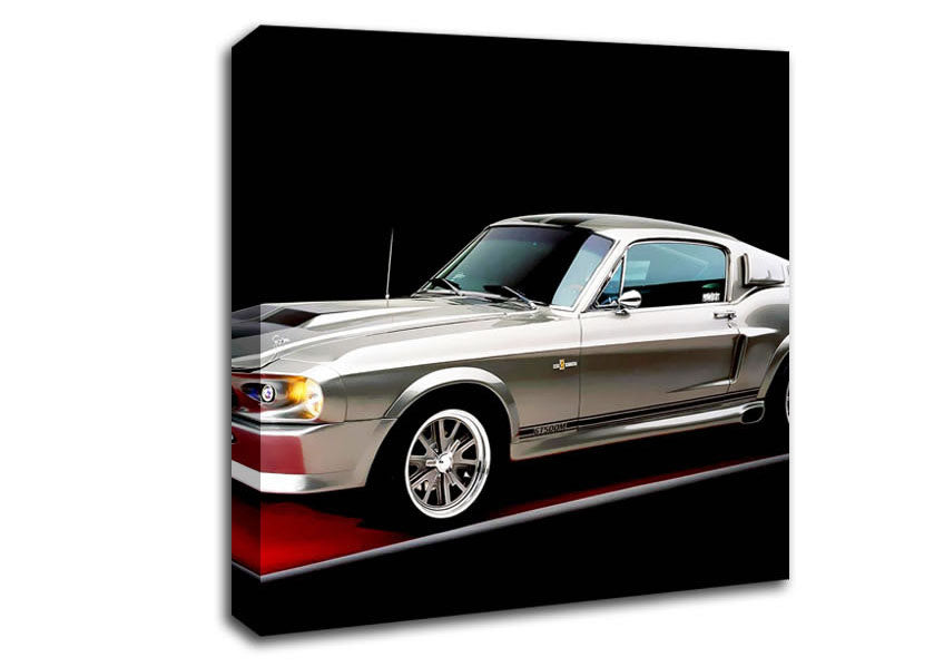 Mustang Shelby Side Profile Canvas Wall Art