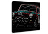 Mini Cooper Front Canvas Wall Art