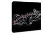 Formula One Side Profile 2 Canvas Wall Art