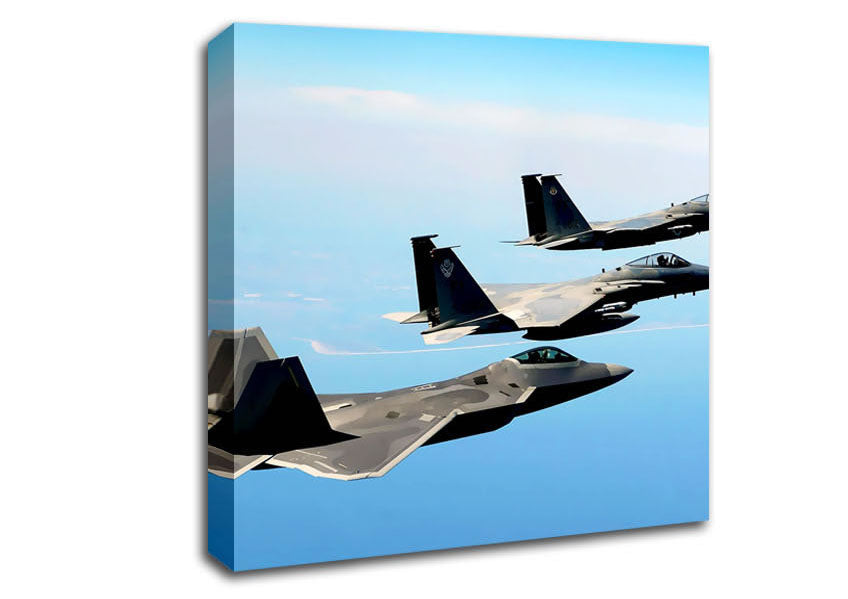 Fighter Jets Canvas Wall Art