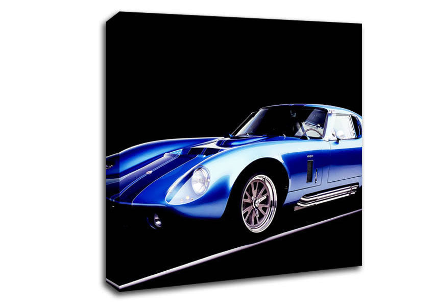 Dodge Viper Electric Blue Canvas Wall Art