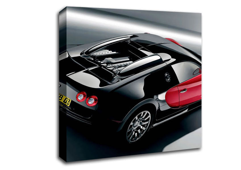 Bugatti Veyron Side Profile Canvas Wall Art