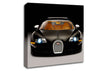 Bugatti Veyron Black Canvas Wall Art