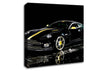 Aston Martin Db9 Black And Yellow Canvas Wall Art