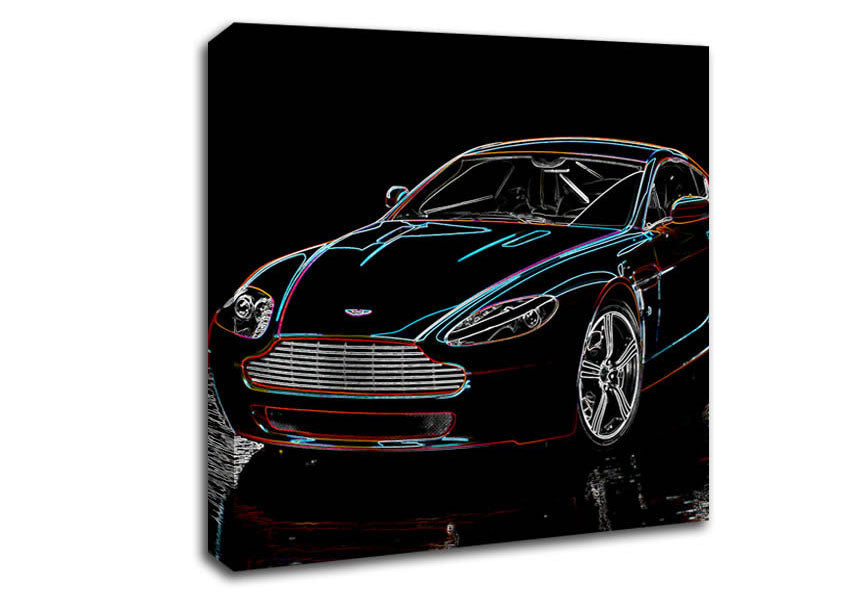 Aston Martin DB9 Canvas Wall Art