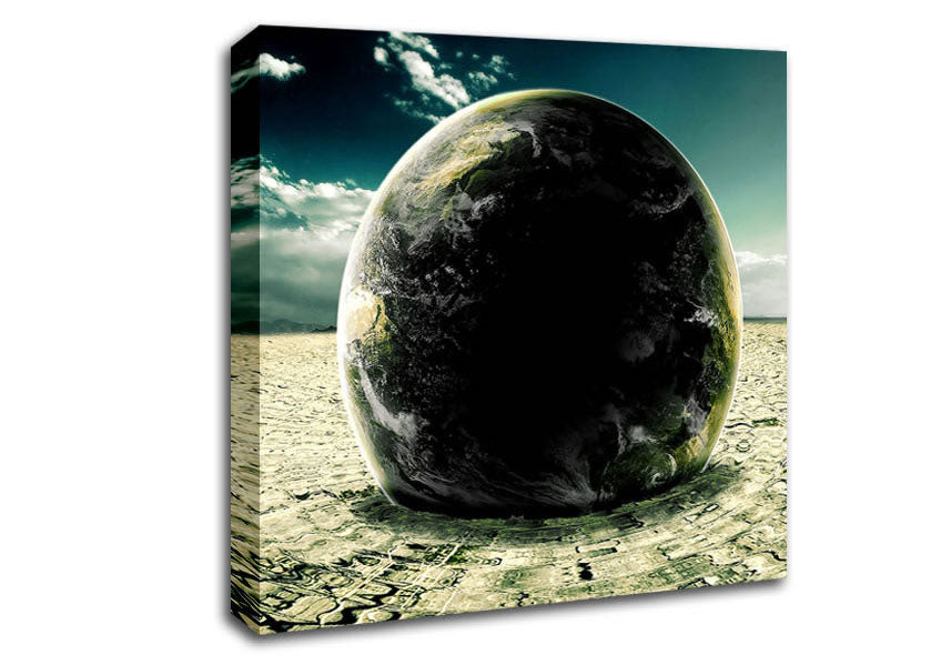 Earth Ripples Canvas Wall Art