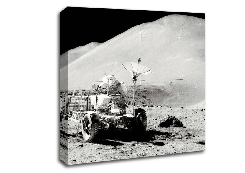 Moon Buggy Canvas Wall Art