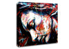 Red Woman Canvas Wall Art