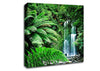 Hidden Woodland Waterfall Canvas Wall Art