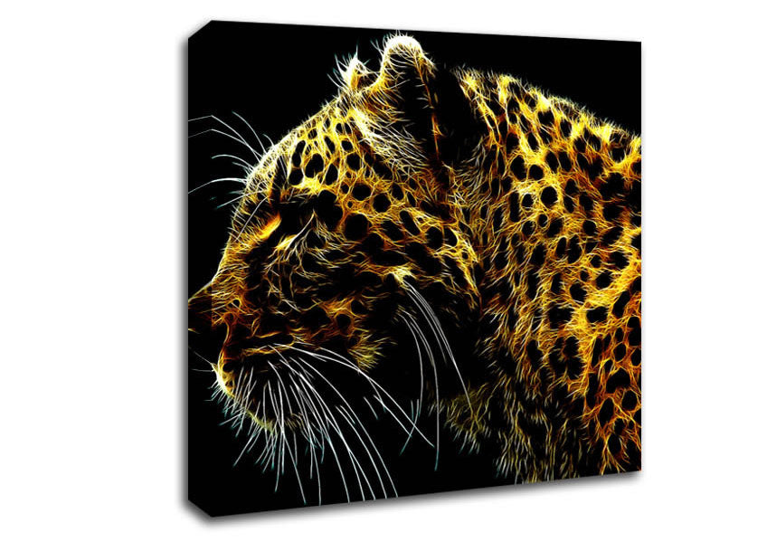 Leopard Glory Canvas Wall Art