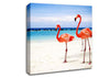 Flamingo Paradise Canvas Wall Art