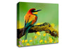 Kingfisher Wild Flowers Canvas Wall Art