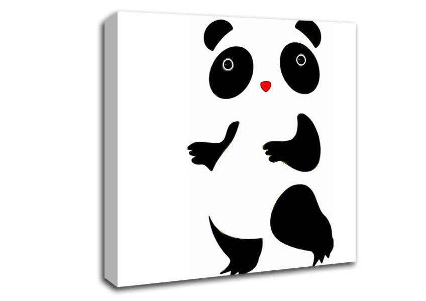 Panda Dance Canvas Wall Art