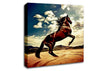 Rising Horse Canvas Wall Art