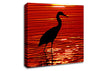 River Bird Canvas Wall Art