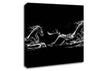 Water Horses Canvas Wall Art