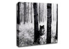 Wolf In The Forest Canvas Wall Art