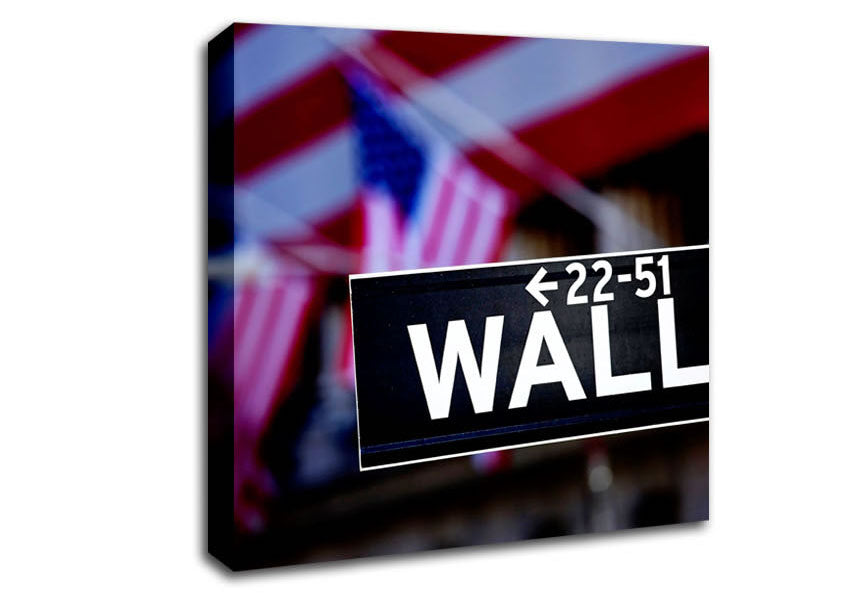 Wall Street American Canvas Wall Art