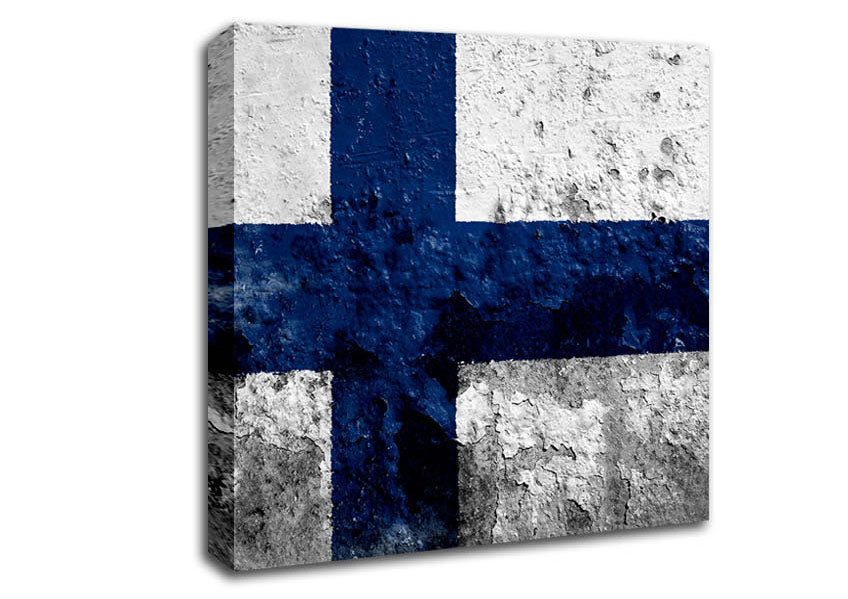 Finland Flag Canvas Wall Art