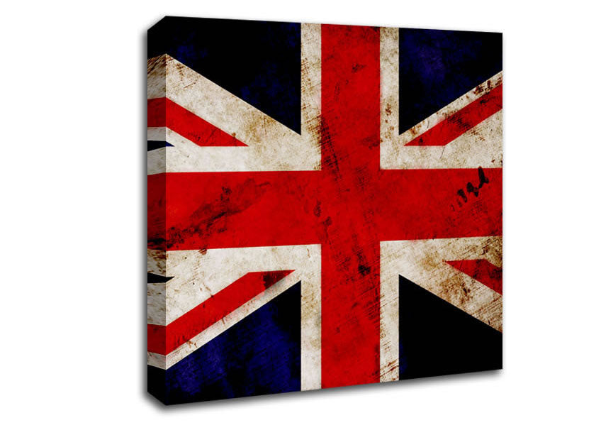 Uk Grunge Canvas Wall Art