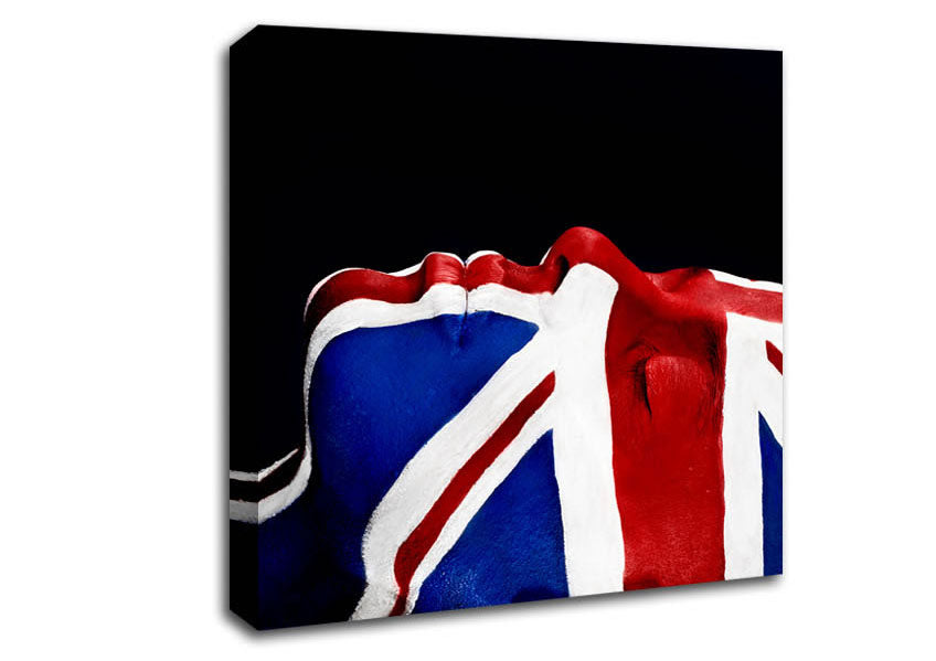 Face Of Britain Canvas Wall Art
