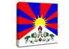 Tibetan Flag Canvas Wall Art