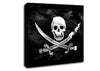 Skull And Crossbone Canvas Wall Art