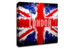 London Uk Flag Canvas Wall Art