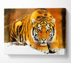 Siberian Snow Tiger Canvas Wall Art