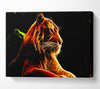 Tiger Blaze Canvas Wall Art