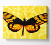 Yellow Butterfly Wings Canvas Wall Art
