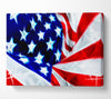 American Stars And Stripes Canvas Wall Art