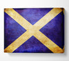 Scottish Grunge Flag Canvas Wall Art