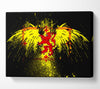 Welsh Flag Eagle Canvas Wall Art